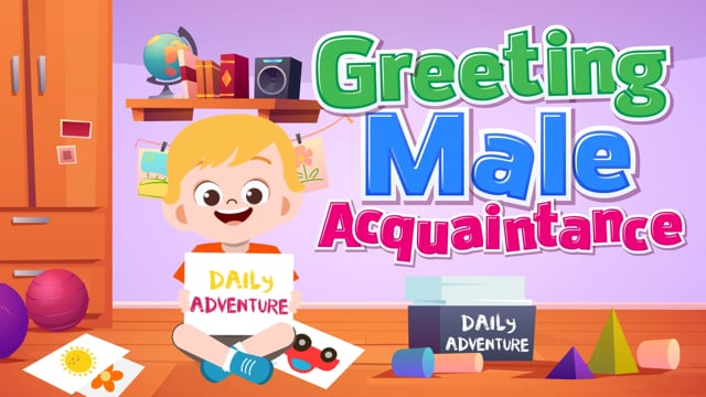 Greeting Males Acquaintance