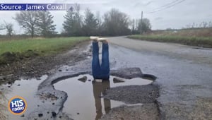 This Pothole Protest Is Hilarious