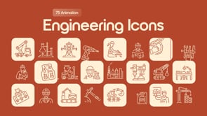 Animated Engineering Icon Set, an Outline Icon by Prosymbols (Thumbnail 5 of 5)