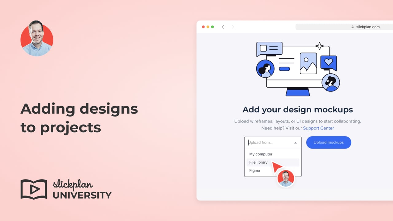 Adding designs to projects
