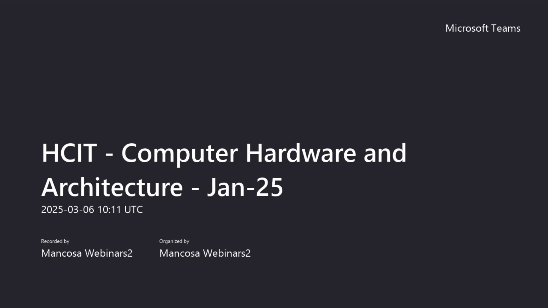 Hcit computer hardware and architecture jan 25 20250306 121121