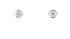 6-6.5mm Cultured Pearl and .60 ct. t.w. CZ Jewelry Set: Three Pairs of Earrings in Sterling Silver