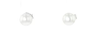 6-6.5mm Cultured Pearl and .60 ct. t.w. CZ Jewelry Set: Three Pairs of Earrings in Sterling Silver