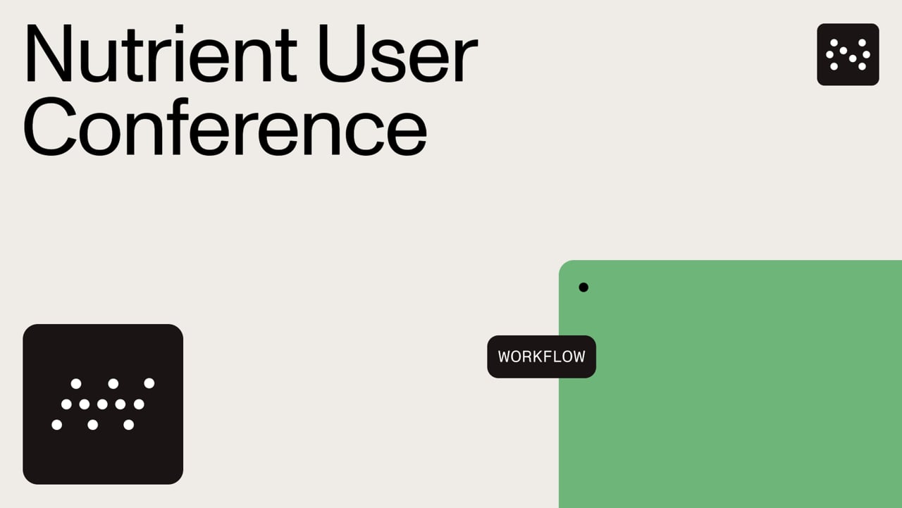 Nutrient Workflow User Conference 2025