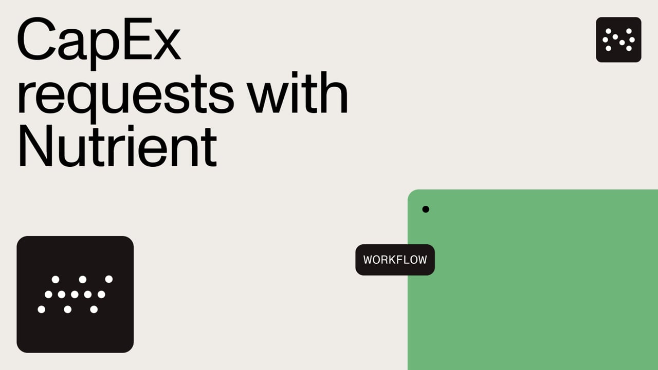 CapEx Automation Demo Video