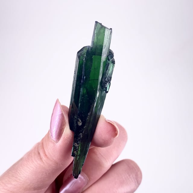 Vivianite (''scepter''-esque specimen)