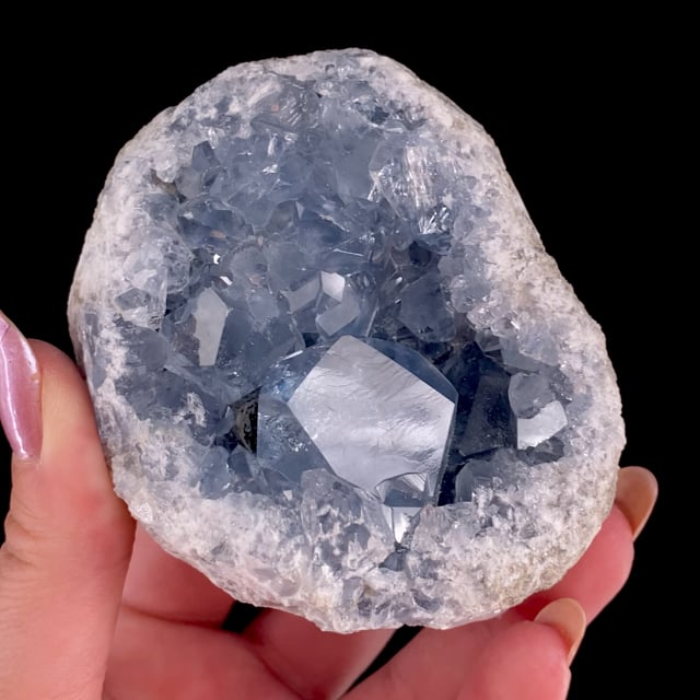 Celestine (fine crystals)