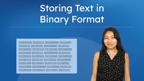 Storing Text in Binary Format