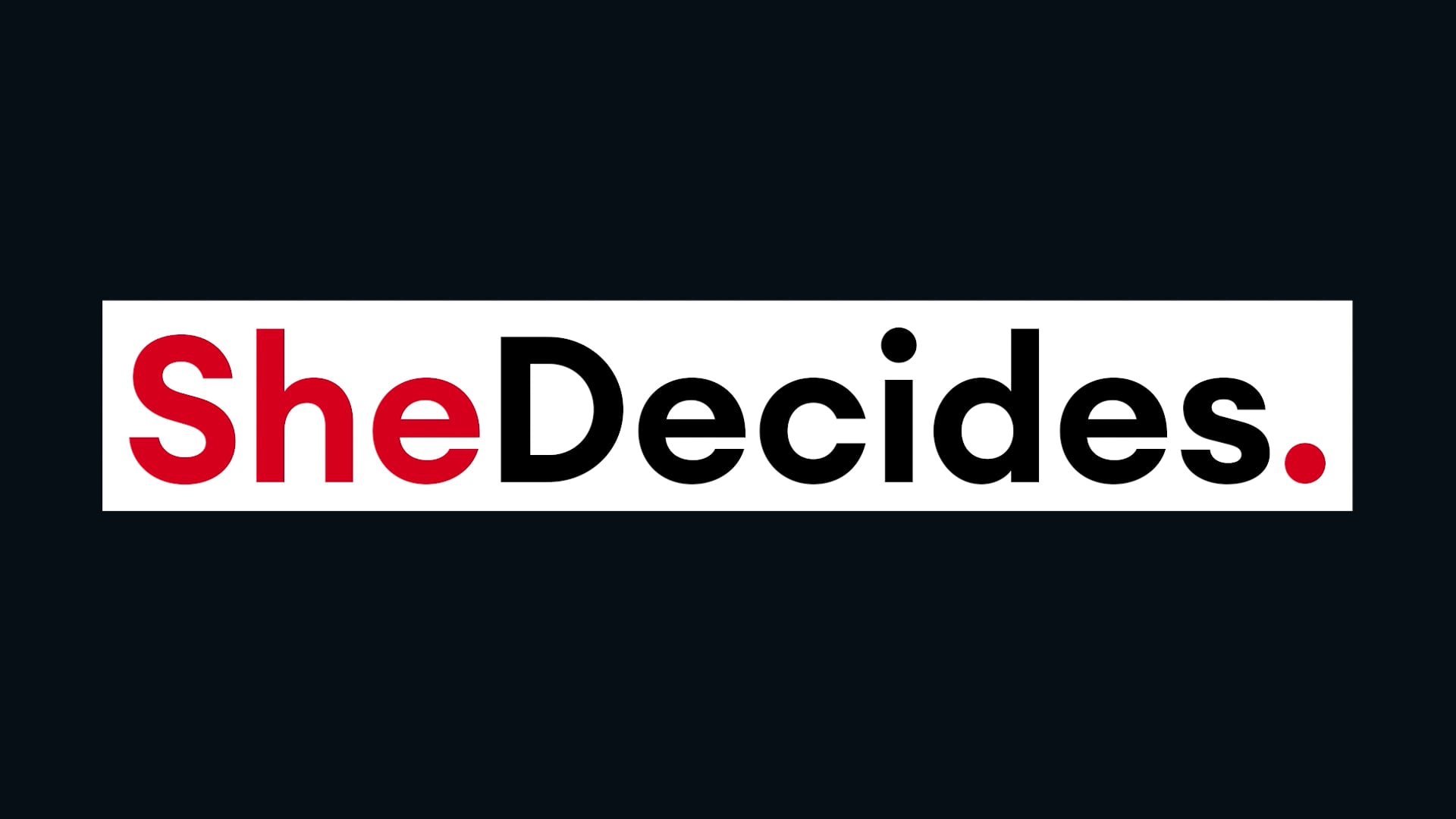 Trailer - She Decides UN Week Presentation 2024