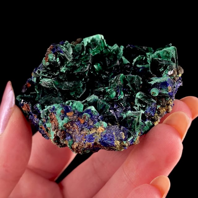 Malachite pseudomorph after Azurite