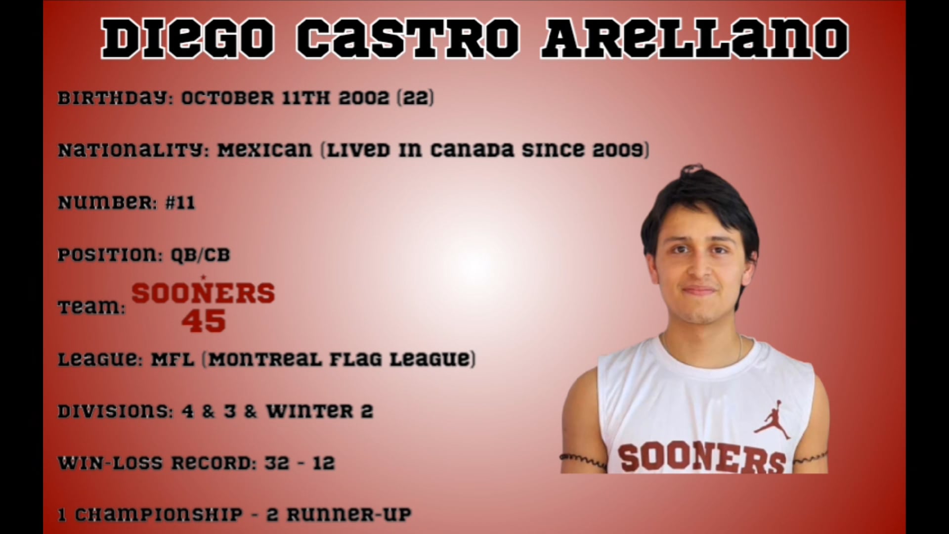 Watch diego castro arellano's inside receiver film