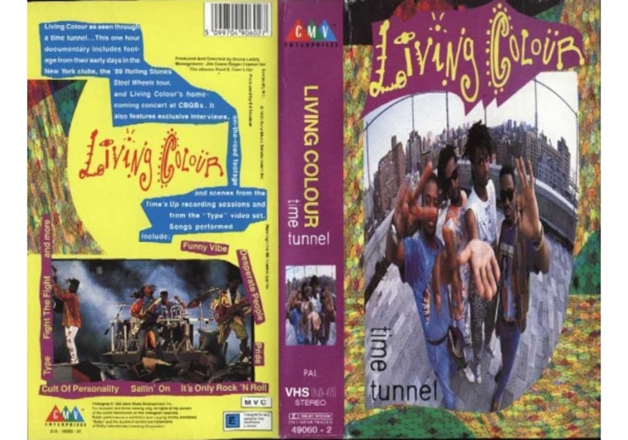 Living Colour: Time Tunnel [1990 - VHS]