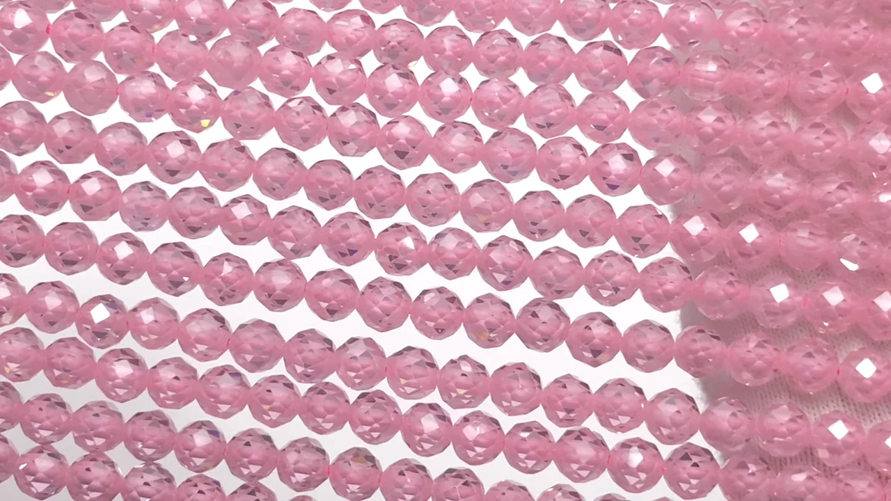 動画】【素晴らしい輝き】キュービックジルコニアAAA ラウンドカット