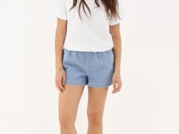 Wide denim shorts with stripes | My Jewellery