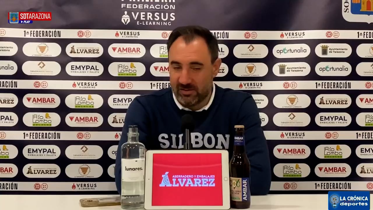 JUANMA BARRERO (Entrenador Tarazona) SD Tarazona 0-0 Nástic de Tarragona / J27 - 1ª RFEF / Fuente: SD Tarazona