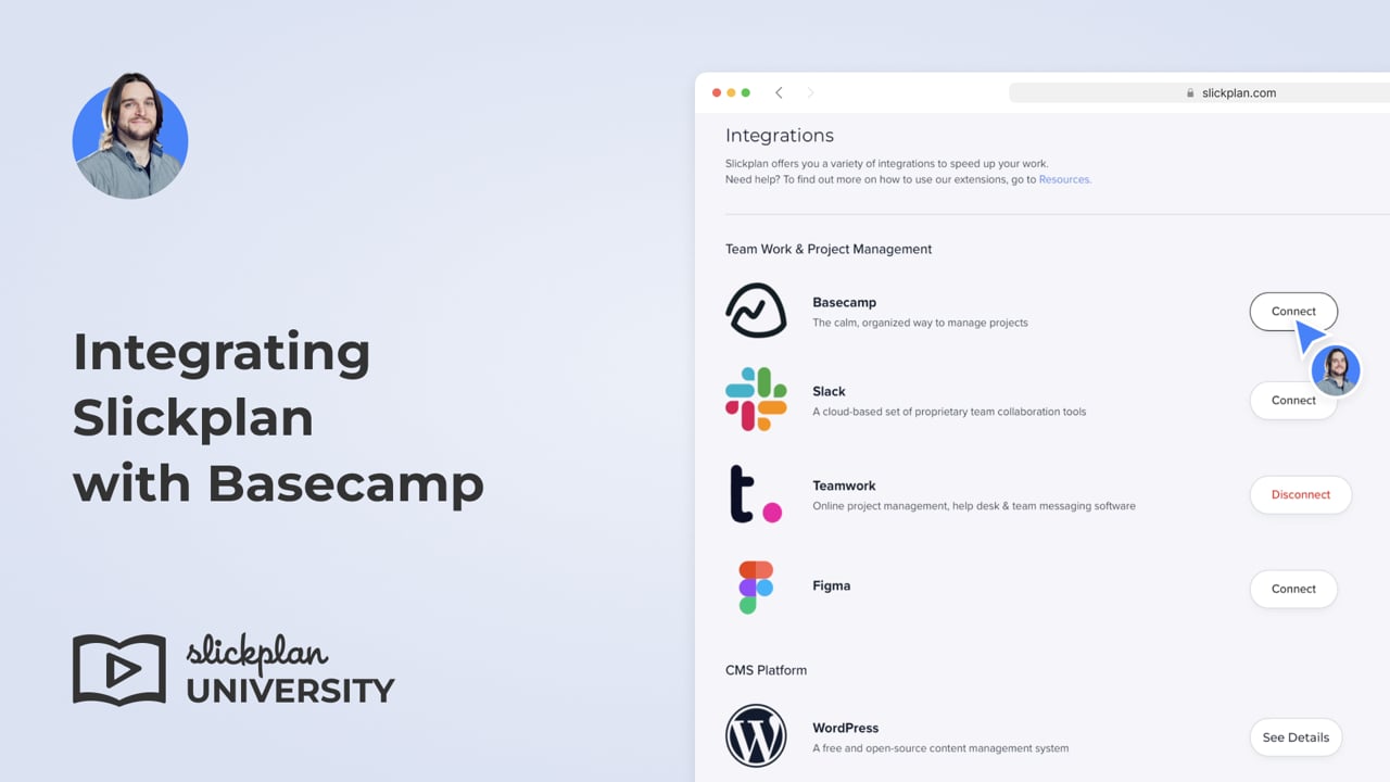 Integrating Slickplan with Basecamp