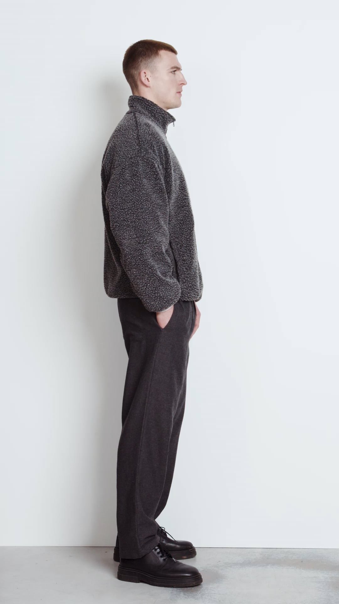 Men's jacket Hoktown - MELANGE CHARCOAL 57 Long sleeve Grey Men's jacket Hoktown - MELANGE CHARCOAL 57 Long sleeve Grey