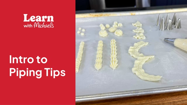 Practicing with Celebrate It Piping Tips Expert-Led Craft Tutorial On ...