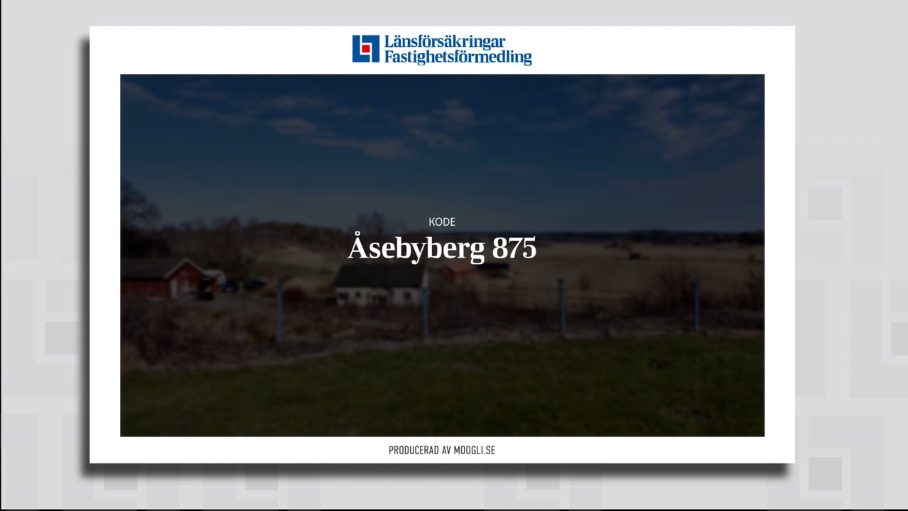Tomt på Åsebyberg 875 Kode Kungälvs kommun - video