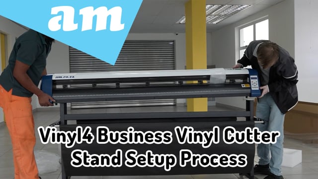 Vinyl4 Business Vinyl Cutter Stand Assemble, Collection Basket Installation Process