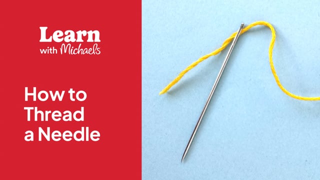 How to Thread an Embroidery Needle Expert-Led Craft Tutorial On-Demand ...