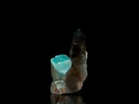 Smoky Quartz on Amazonite with Albite 273 C0229