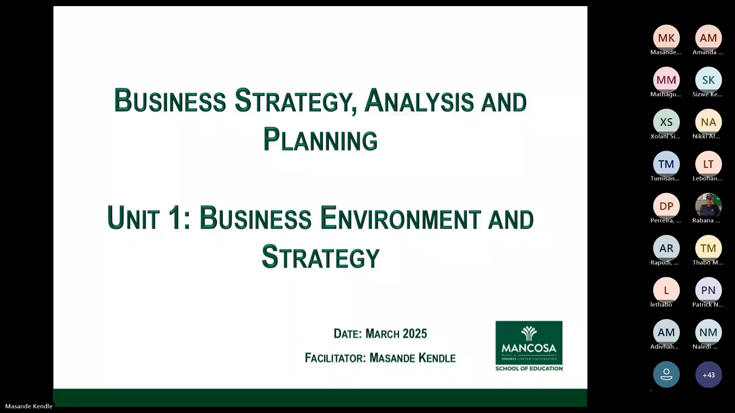 ADBA - Business Strategy, Analysis and Planning - Jan-25-20250308 ...