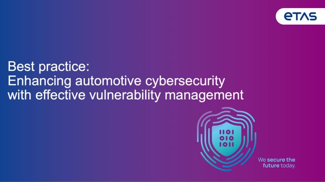 Enhancing automotive cybersecurity with effective risk-based vulnerability management