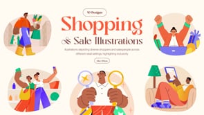 Animated Shopping and Sale Set, a Person Illustration by Prosymbols (Thumbnail 5 of 5)
