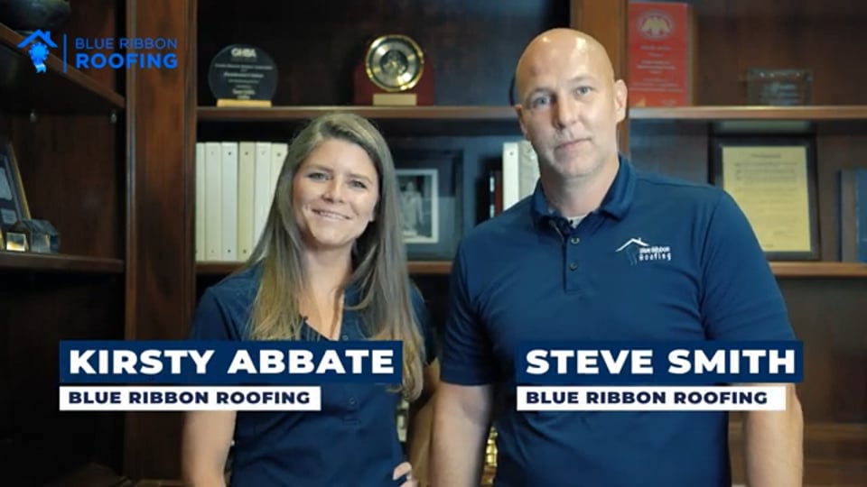 Kirsty Abbate and Steve Smith talk about Blue Ribbon Roofing