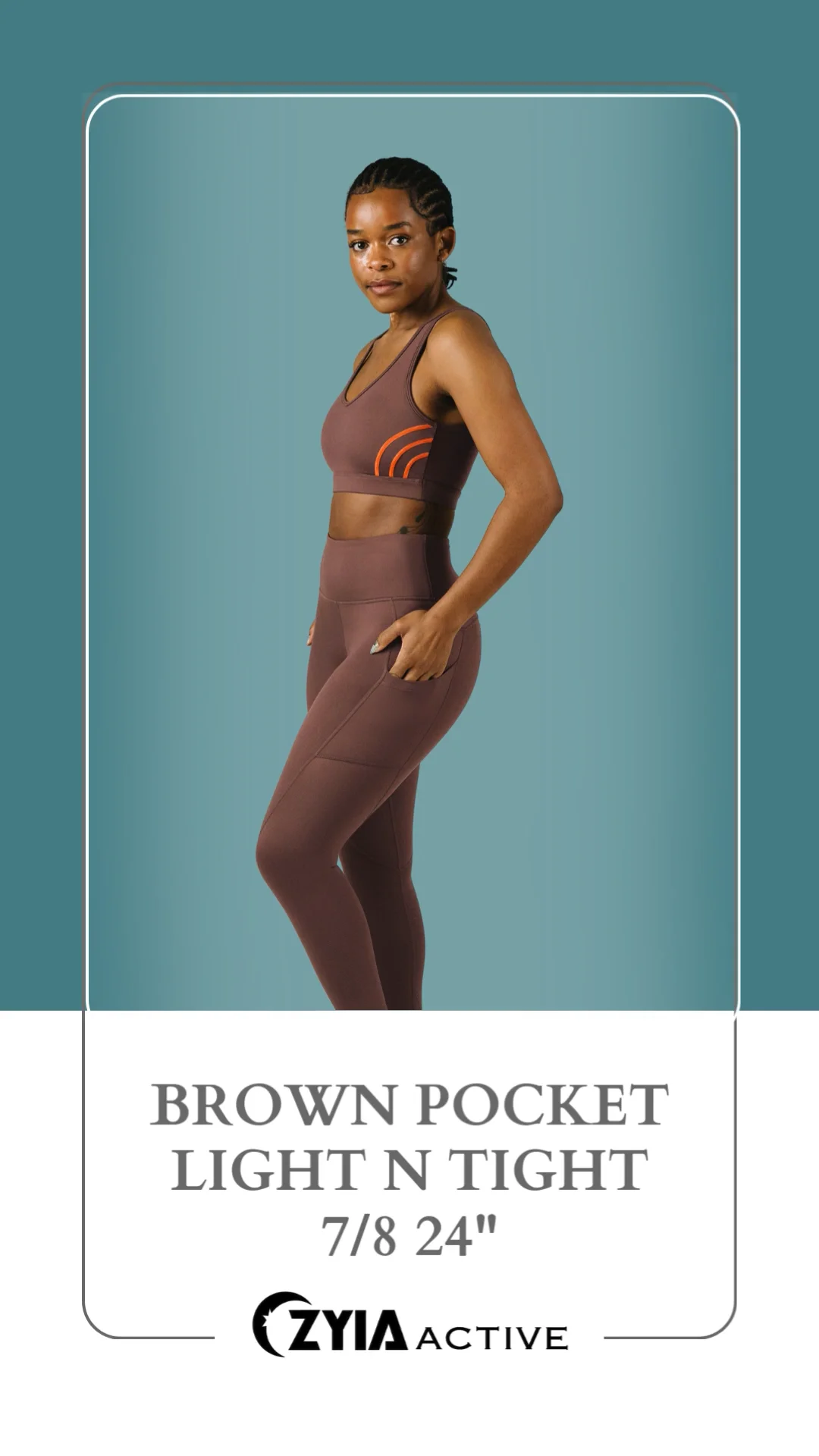 Brown Pocket Light n Tight 7/8 24