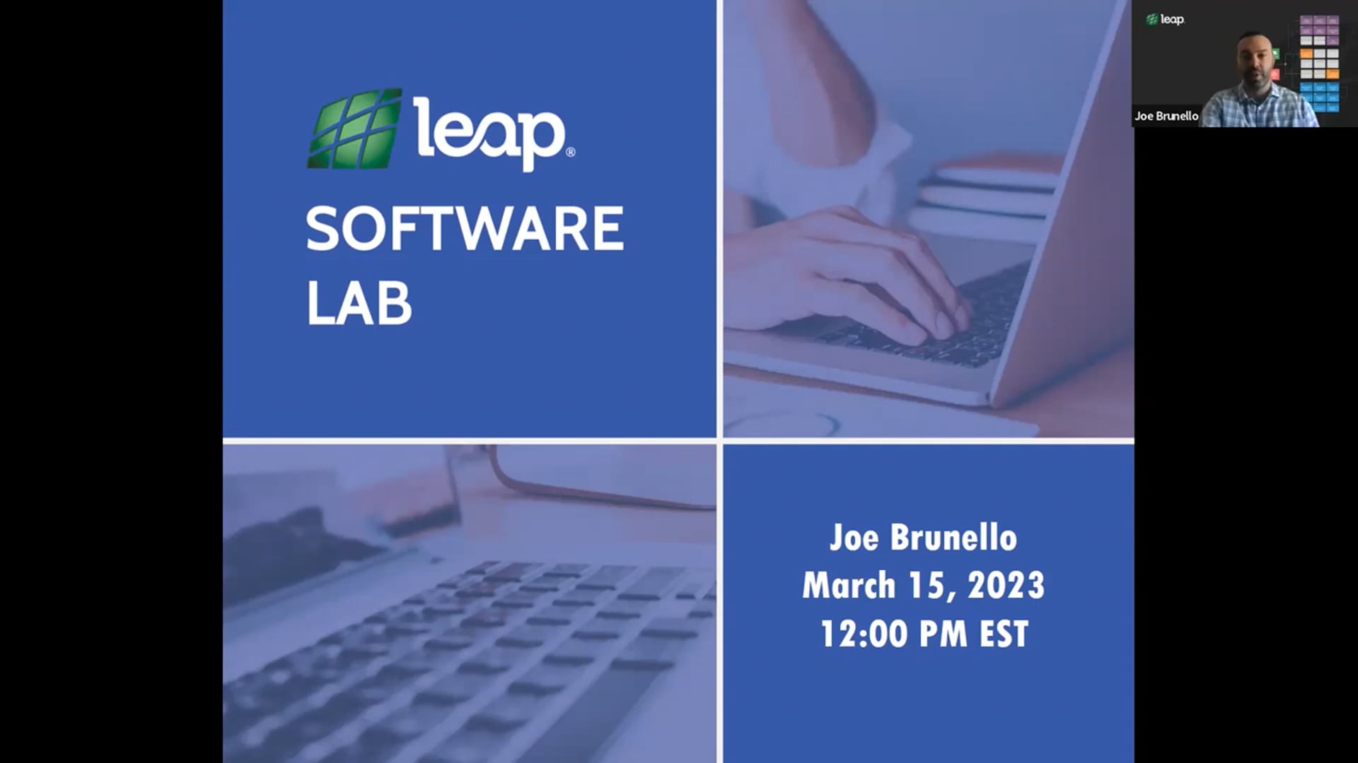 3/15/2023 Software Lab - Joe Brunello -  Overview of Problem ID, Task List, Resource ID, Cash Flow