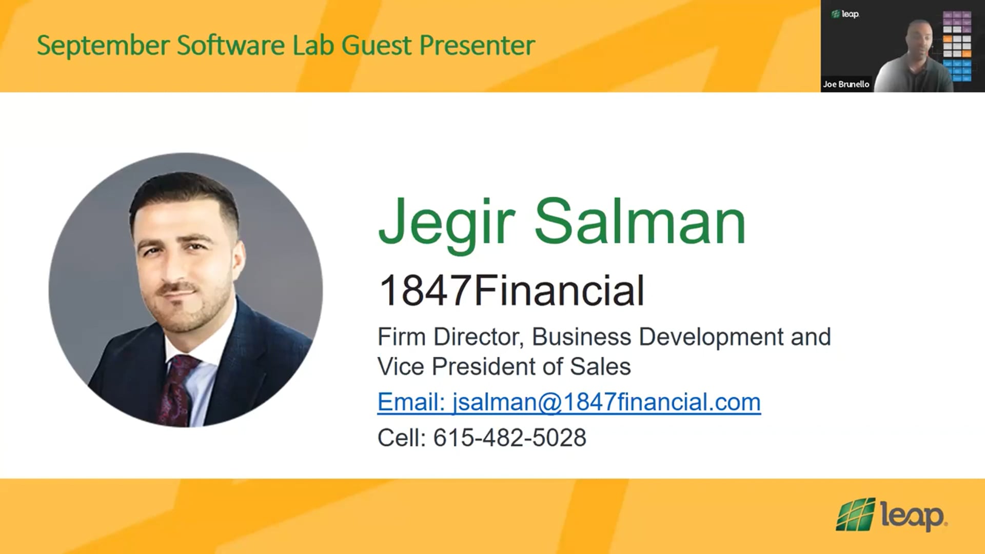 Software Lab, Jegir Salman, 9_13_23_ Utilizing Whole Life as a Fixed Income Alternative