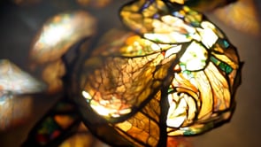 stained glass rose