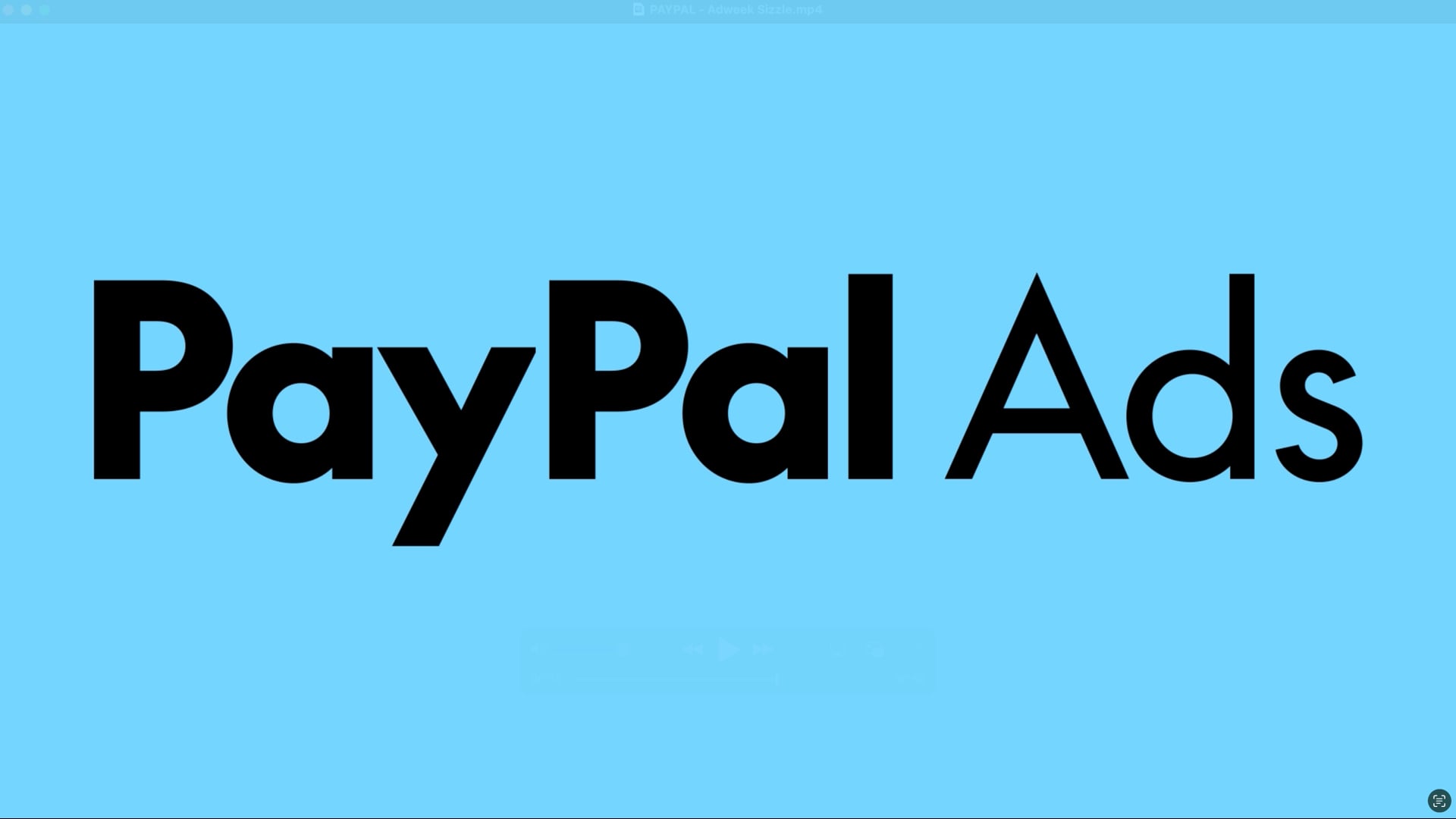 PAYPAL  Adweek Sizzle