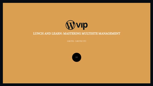 Thumbnail for: Mastering Multisite Management