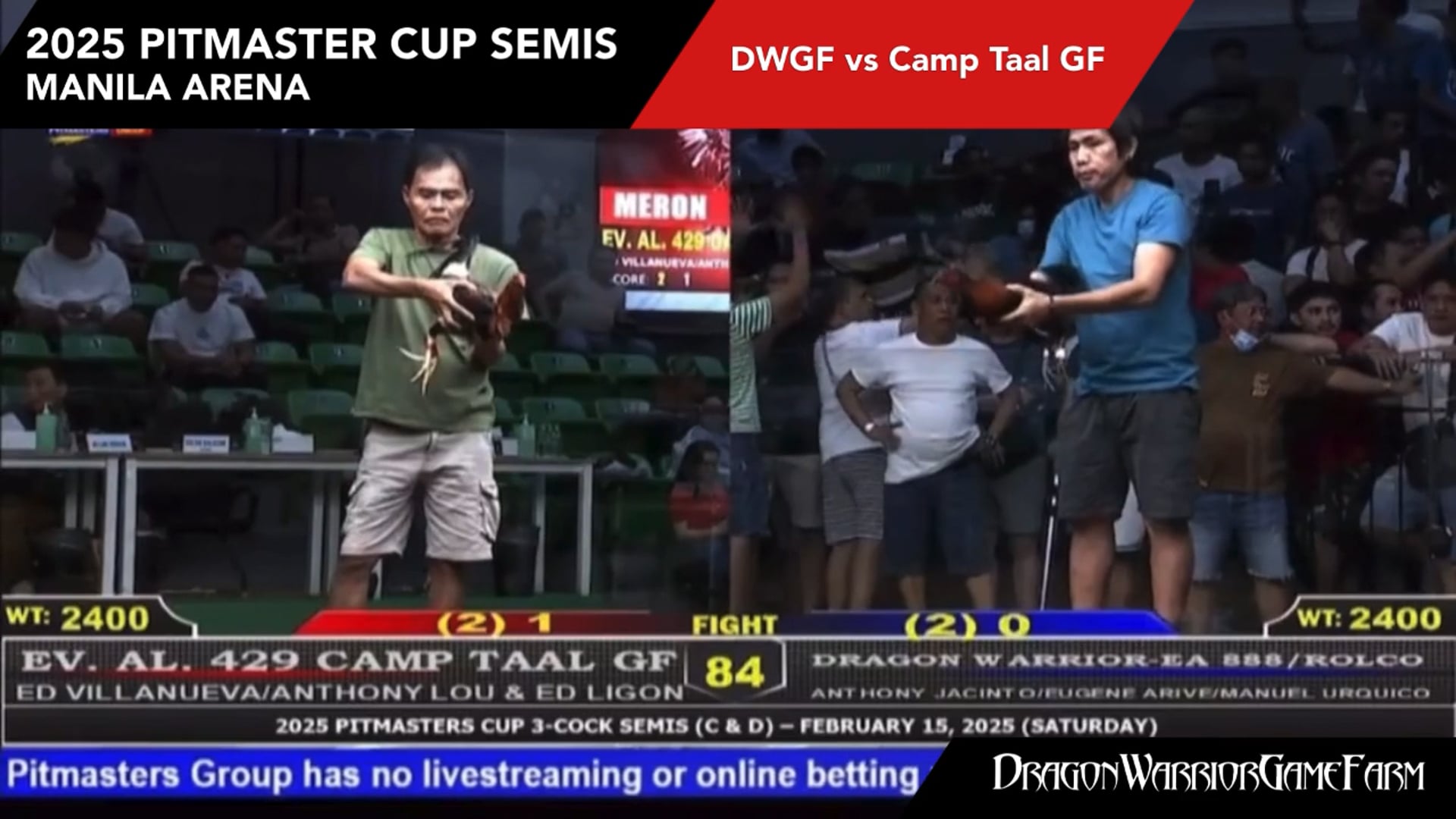 2025 Pitmaster Cup Semis DWGF vs Camp Taal GF