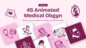 Animated Medical Obgyn Doodles, an Outline Icon by Vectors Market (Thumbnail 4 of 4)