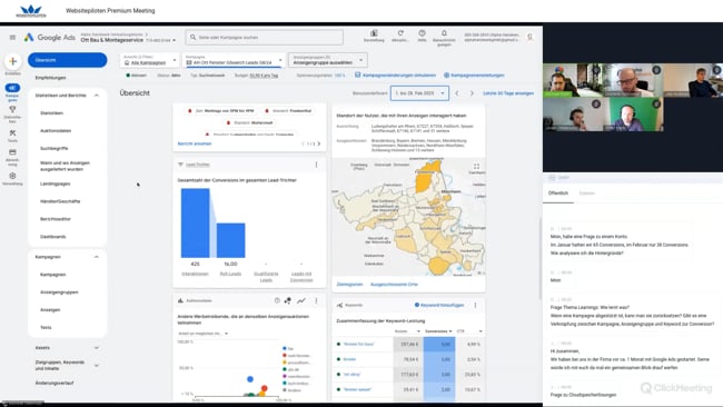 Wetter- & Saisoneffekte auf die Conversionrate, Conversion maximieren, YouTube-Strategien, Verwaltung von Google Ads-Konten für Kunden & Eintragungsgruppen im Merchant Center mit Michael Klein vom 10.03.25