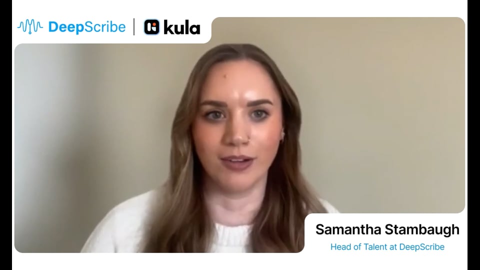 How DeepScribe made hiring faster and cut costs by 30 percent with Kula’s AI-Native ATS