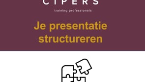 MODULE 3 - LES 2: Je presentatie structureren