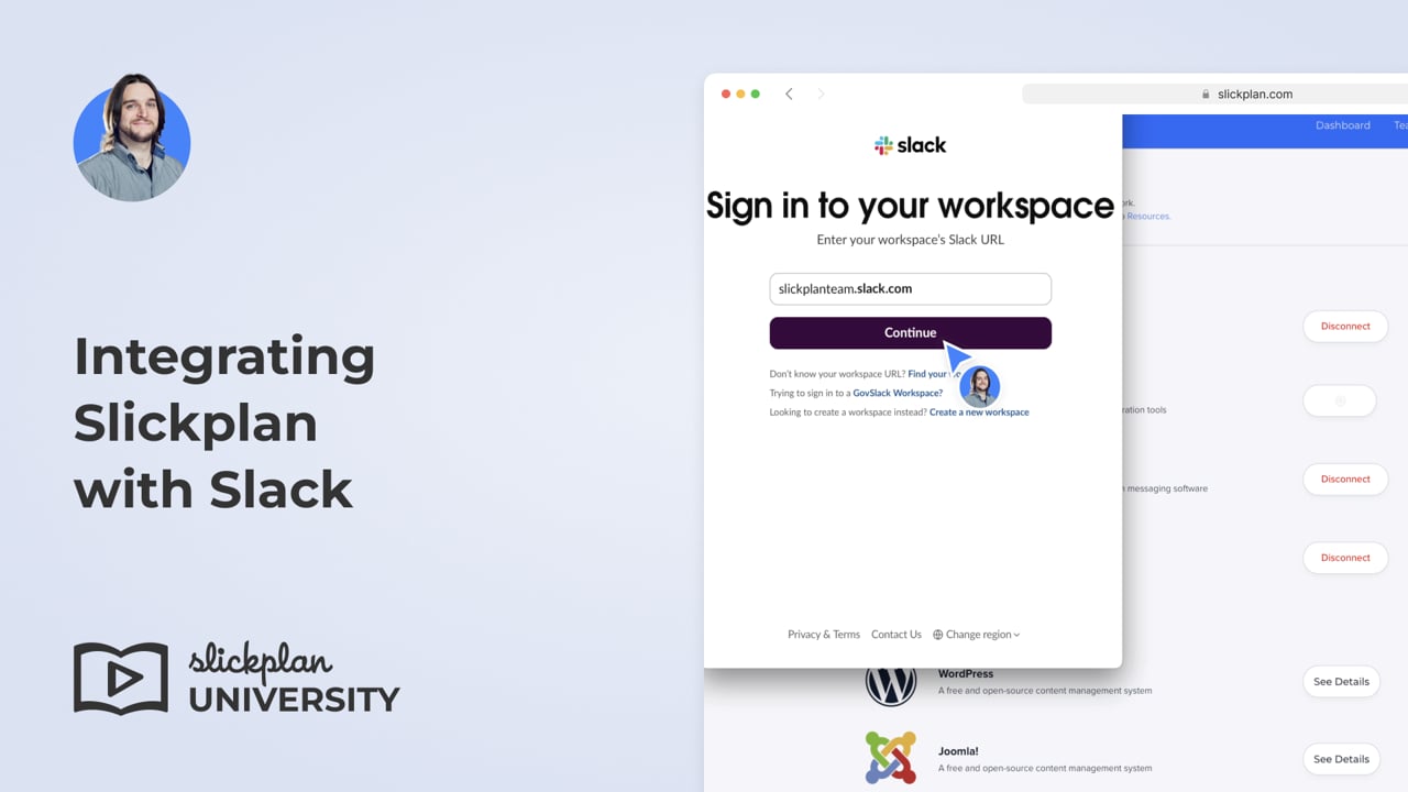 Integrating Slickplan with Slack