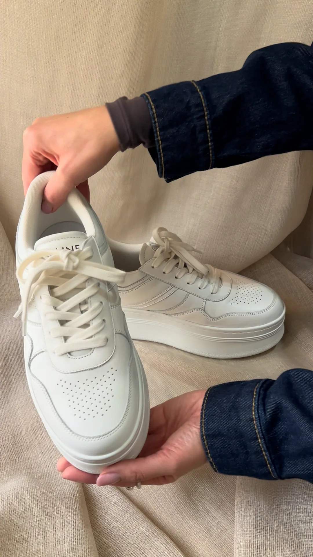 White Platform Sneakers