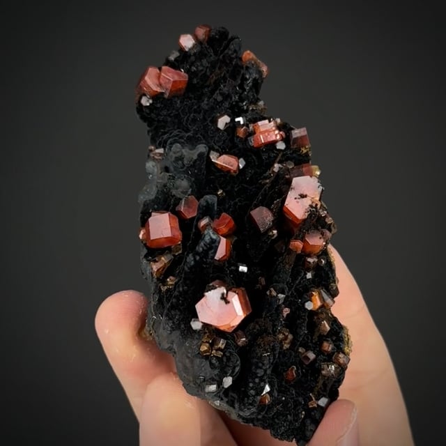 Vanadinite on Goethite