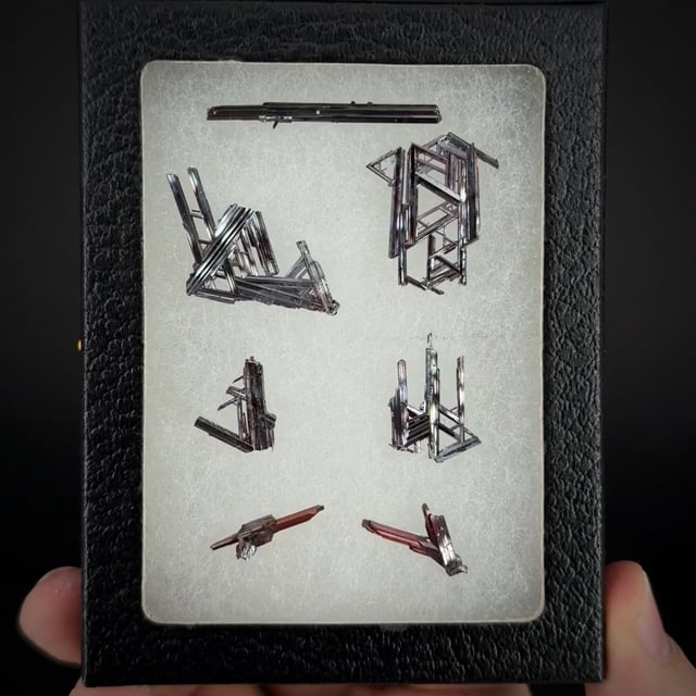Rutile in antique collection box