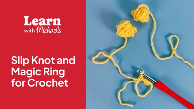 How to Do a Magic Ring and a Slip Knot Expert-Led Craft Tutorial On ...