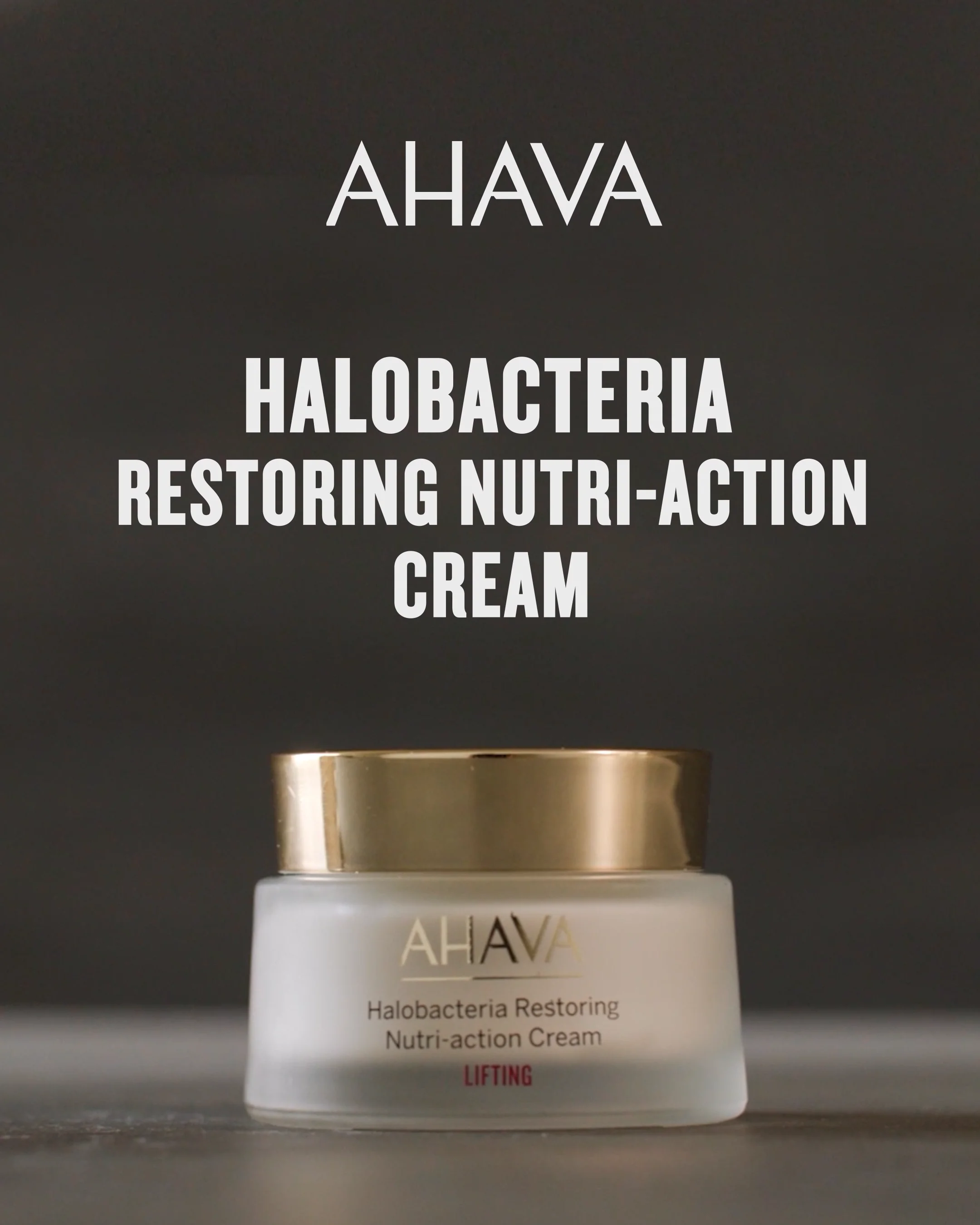 Halobacteria Restoring Nutri-action Cream – AHAVA Global