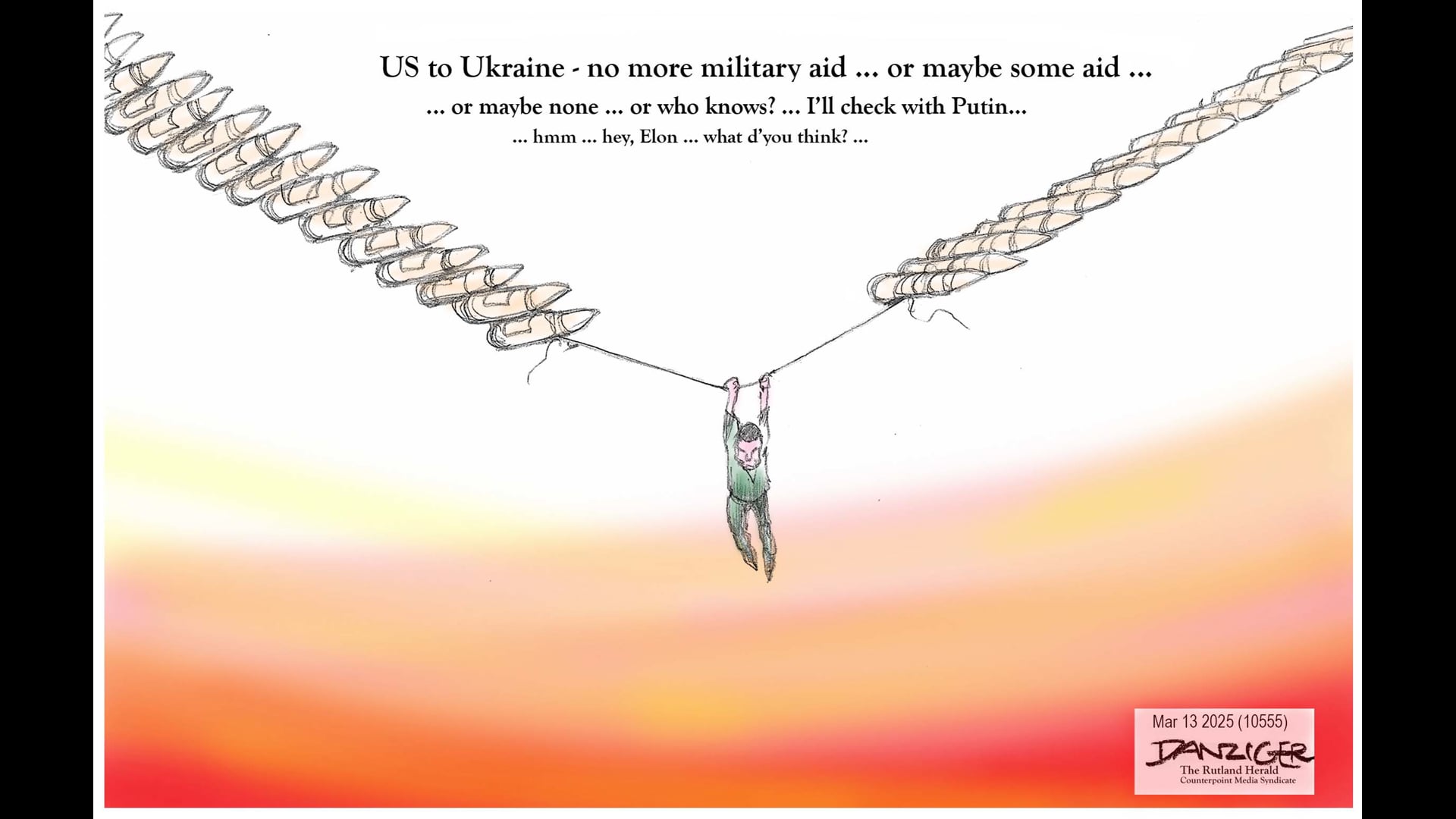 US Military Aid , Jeff Danziger