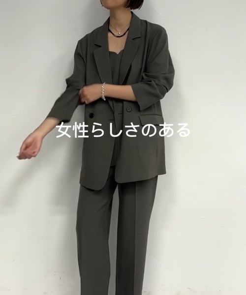 セットアップ対応】リネンライクWジャケット | [公式]アパート