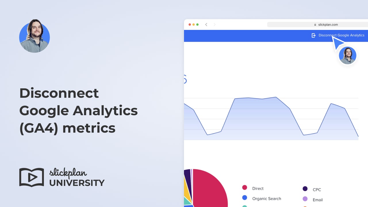 Disconnect Google Analytics (GA4) metrics
